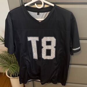 Tate Mcrae Black Sports Jersey with Number T8